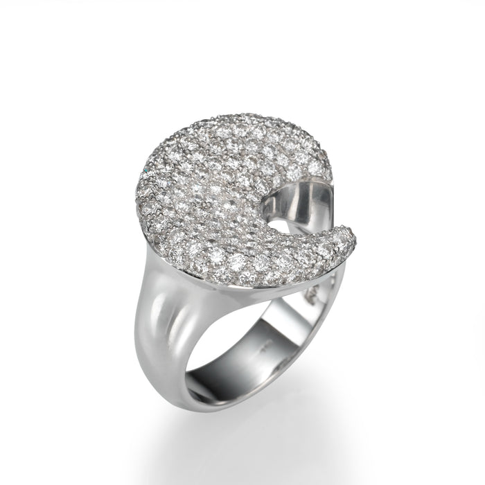 Diamonds Ring. 18k gold. Maquarade. LP1001