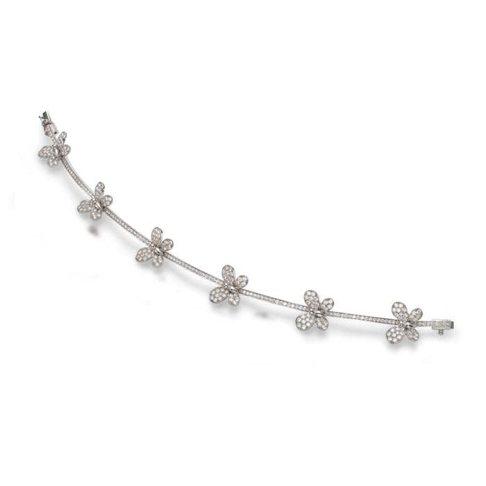 Tennis Bracelet, Diamonds Bracelet. 18k gold. Papillon , LP5081